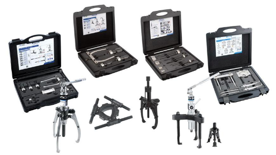 Ferramentas para a desmontagem dos rolamentos